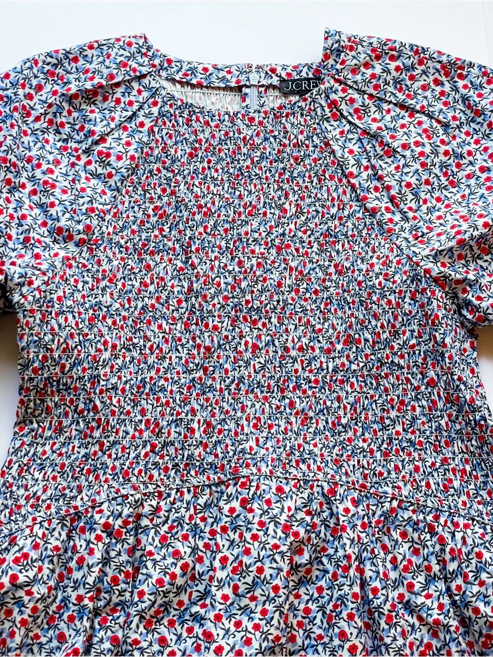 J. Crew Meadow Dress in Cotton Poplin